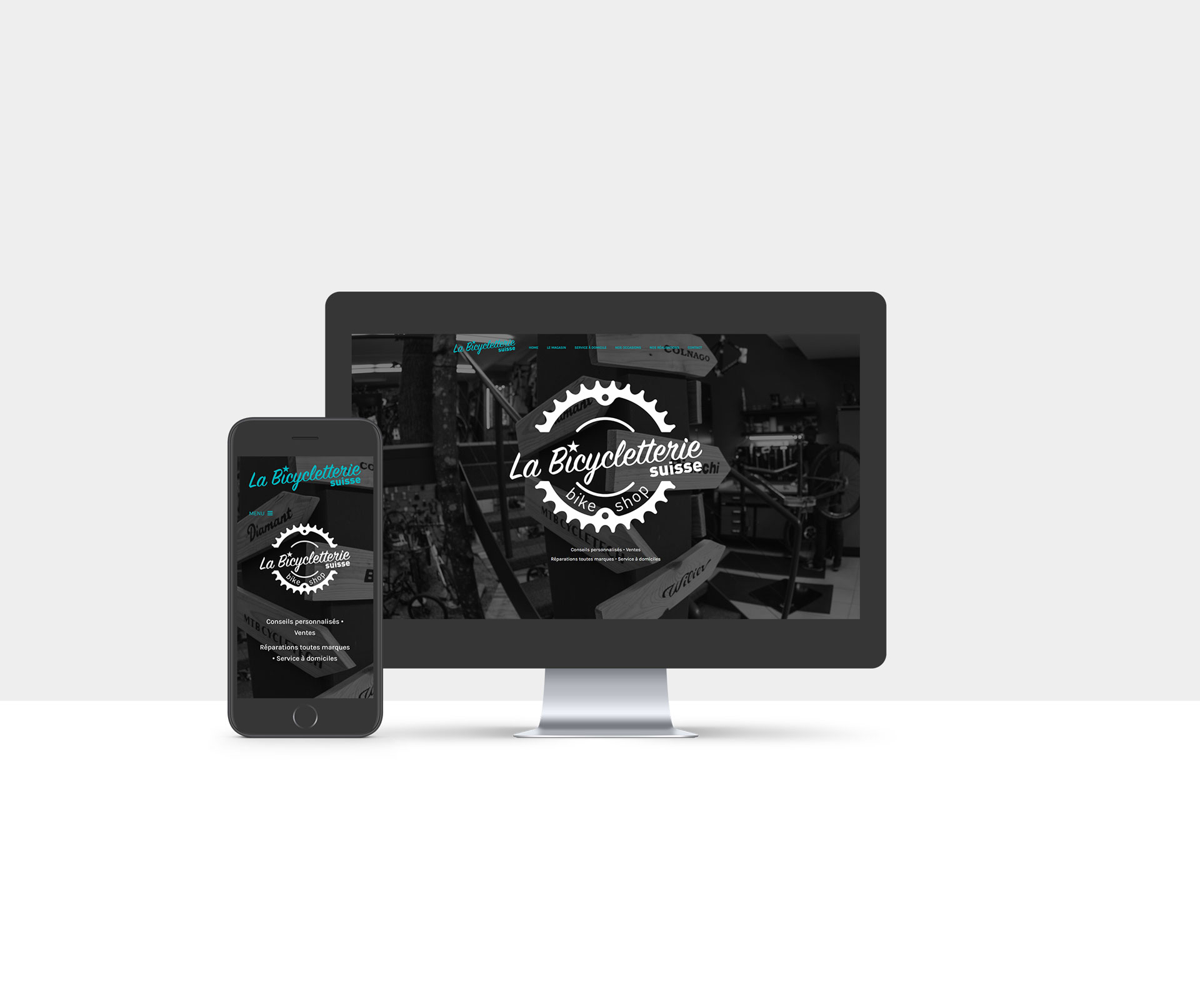 Site Internet de la Bicycletterie à Peseux